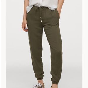 H&M olive green joggers